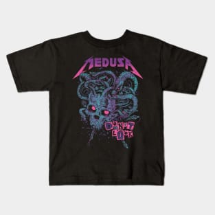 "MEDUSA" PURPLE TEAL PINK Kids T-Shirt